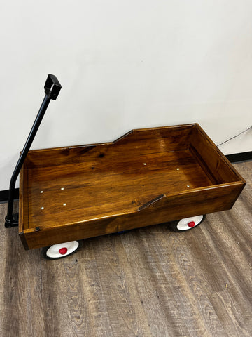 Custom Handcrafted Wooden Red Flyer Wagon